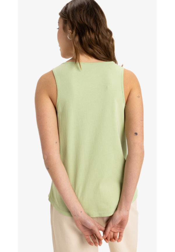 Surfclassic - Camiseta sin Mangas para Mujer Foam Green