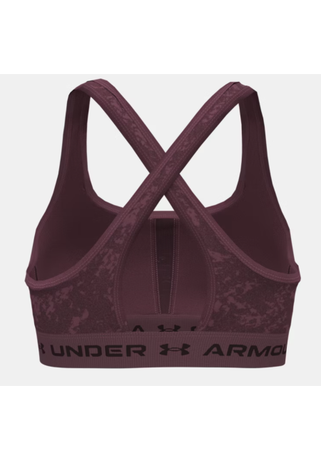 Sujetador deportivo Armour® Mid Crossback Printed para mujer