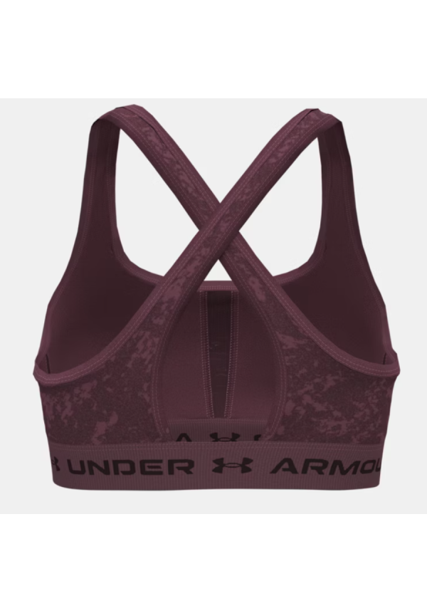 Sujetador deportivo Armour® Mid Crossback Printed para mujer