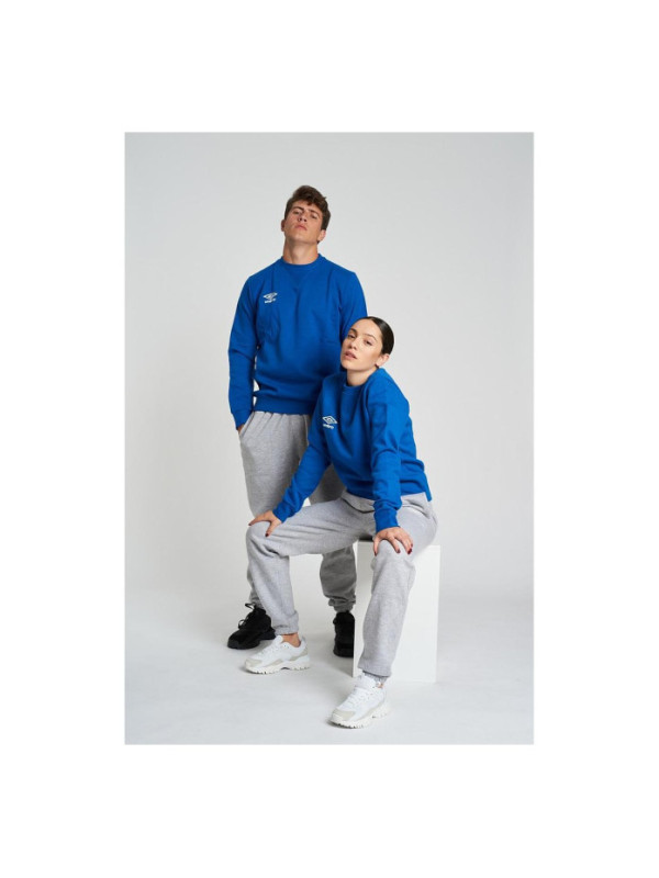 Sudadera Umbro Fleece Small Logo Sweat Royal / White