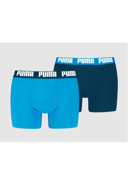 PUMA - Pack 2 Boxers speed blue Comfort Stretch
