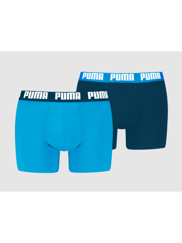 PUMA - Pack 2 Boxers speed blue Comfort Stretch