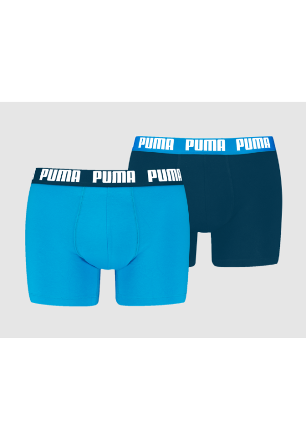 PUMA - Pack 2 Boxers speed blue Comfort Stretch
