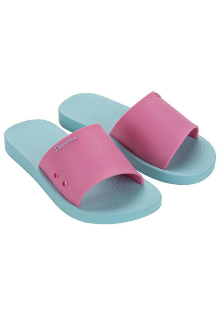 IPANEMA ANAT CLASSIC SLIDE KIDS AZUL ROSA