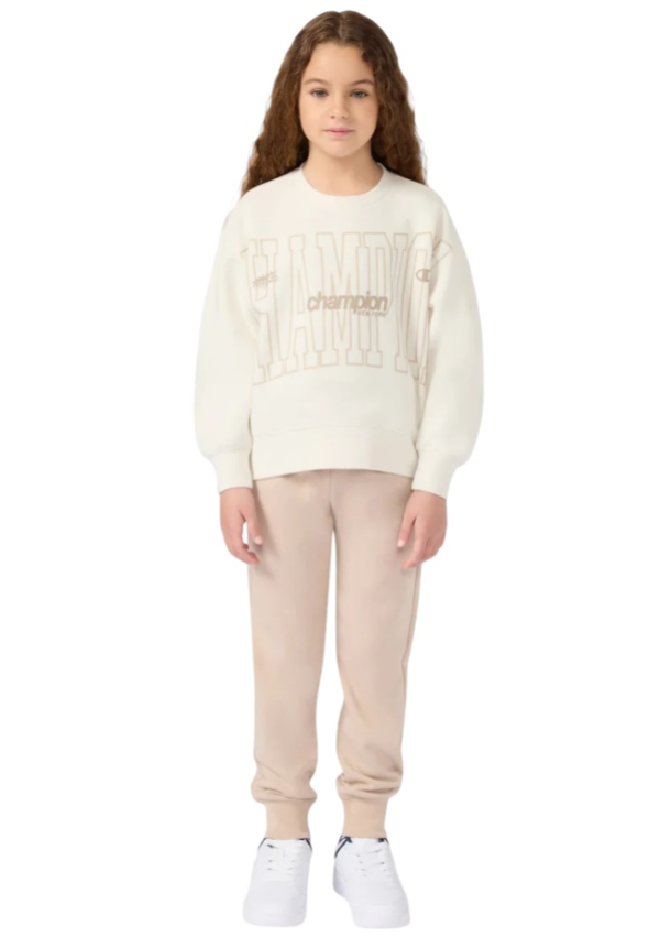 Chándal Champion Sweatsuits Niña Beige