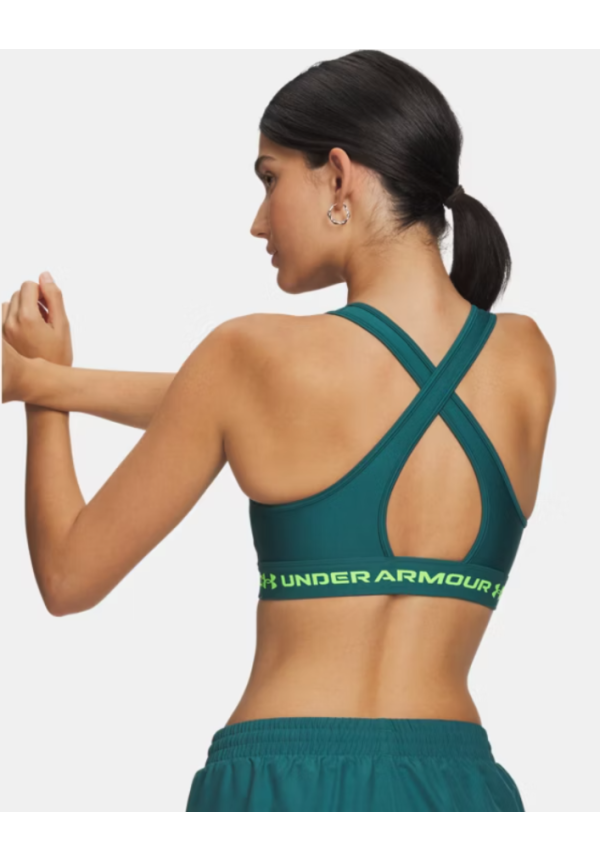 Sujetador deportivo de sujeción media y espalda cruzada Armour® para mujer