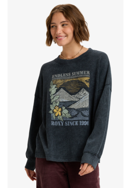 Eastside Midweight - Camiseta con lavado vintage para mujer