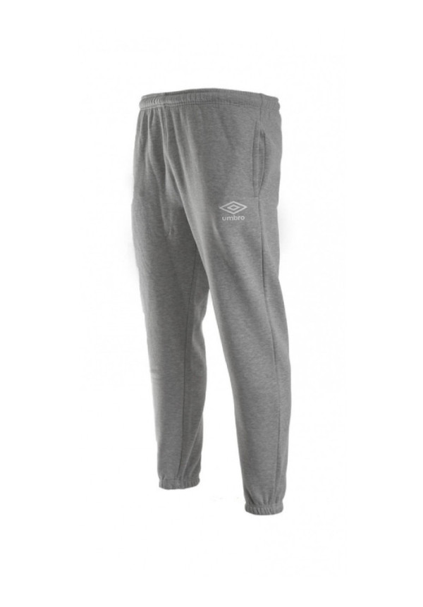 Pantalón Umbro Fleece Jogger Grey Marl / White