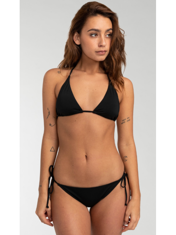 Sol Searcher Multi - Top de Bikini Triangular para Mujer Black Pebble