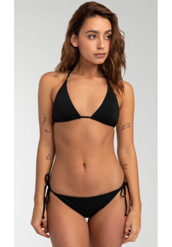 Sol Searcher Multi - Top de Bikini Triangular para Mujer Black Pebble