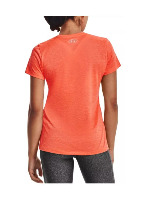 Camiseta de mujer con cuello de pico Under Armour Tech™ Twist 1258568-879