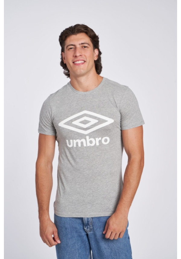 Camiseta Umbro Wardrobe Large Logo Grey / White / Grey