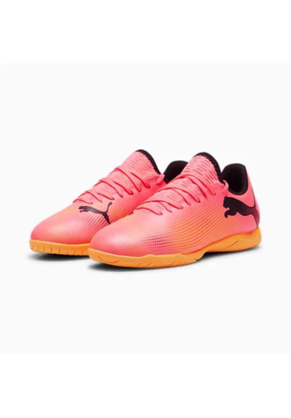 Zapatillas de fútbol sala Puma Future 7 Play T Naranja Infantil