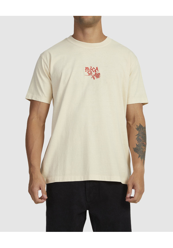 RVCA Roses - Camiseta de corte relajado para Hombre