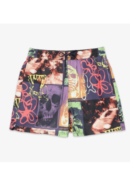 VANS PRIMARY CRAZY PRINT LOOSE ELASTIC BAÑADORES (PARISIAN NIGHT)