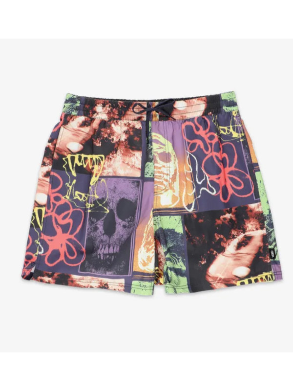 VANS PRIMARY CRAZY PRINT LOOSE ELASTIC BAÑADORES (PARISIAN NIGHT)