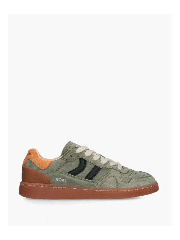 GOAL KHS zapatilla unisex COOLWAY en serraje GREEN MOSS - VERDE MEDIO