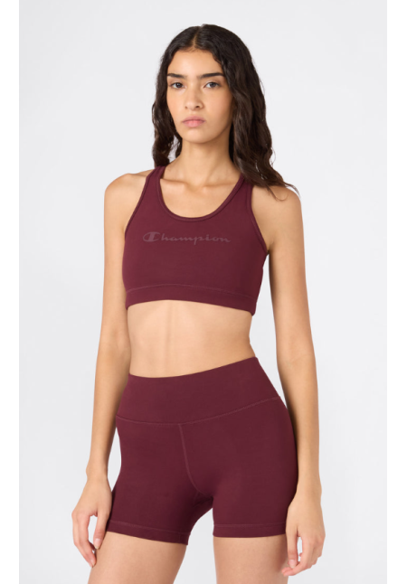 Sujetador Mujer Impacto Ligero Burdeos