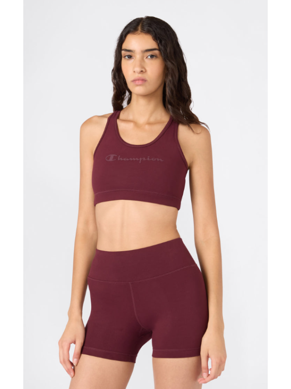 Sujetador Mujer Impacto Ligero Burdeos