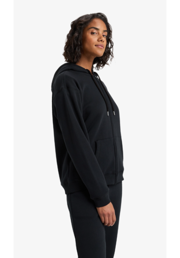 Surf Stoked Zipped Brushed - Sudadera con capucha y cremallera para mujer