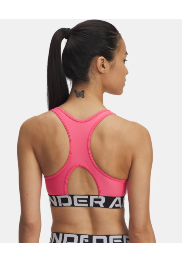 Sujetador deportivo HeatGear® Armour Mid Branded para mujer