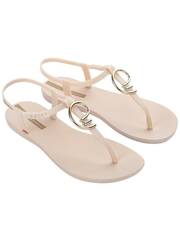 IPANEMA CLASS STYLISH SANDAL FEM BEIGE DORADO