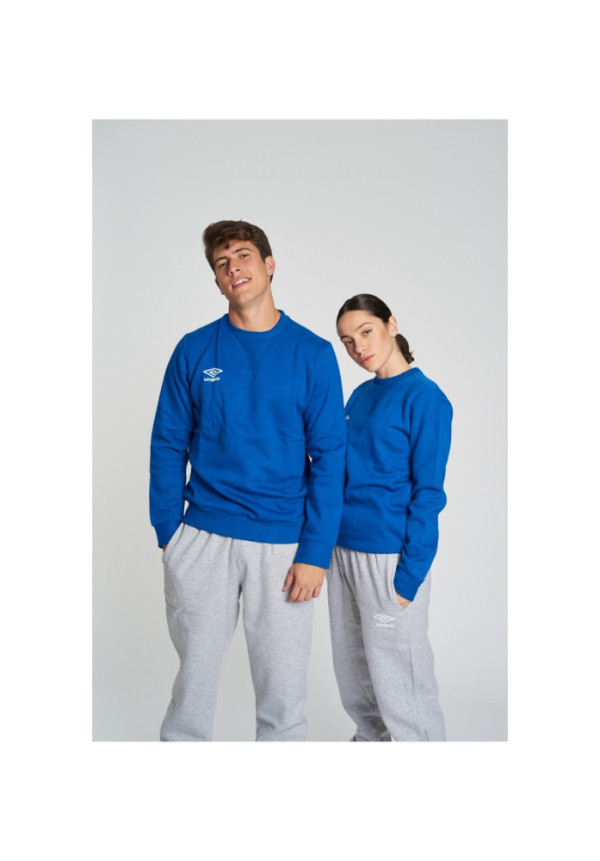 Sudadera Umbro Fleece Small Logo Sweat Royal / White