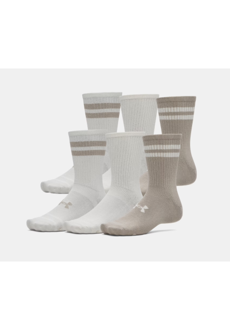 UA Essential Calcetines de caña media unisex - Paquete de 6