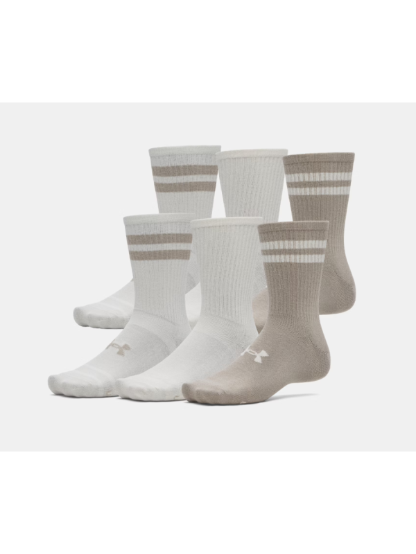 UA Essential Calcetines de caña media unisex - Paquete de 6