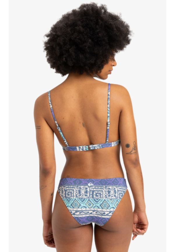 Champion Sound - Top de bikini de cobertura media para Mujer