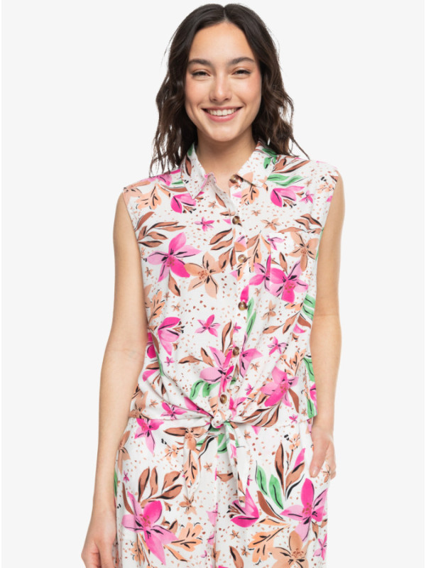 Tropical View - Camisa sin mangas para Mujer