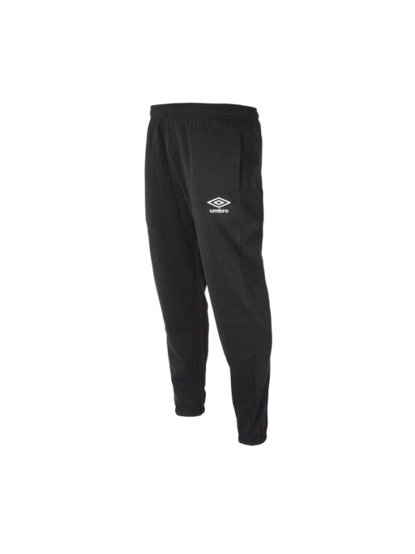 Pantalón Umbro Fleece Jogger Junior Black / White