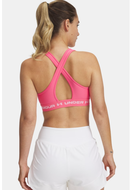 Sujetador deportivo de sujeción media y espalda cruzada Armour® para mujer