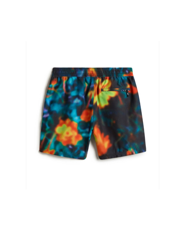 PRIMARY PRINT ELASTIC WAIST BOARD - Bañador corto - black multi