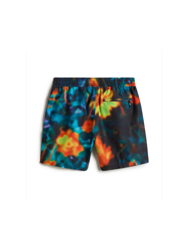 PRIMARY PRINT ELASTIC WAIST BOARD - Bañador corto - black multi