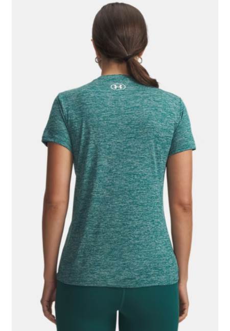 Camiseta de manga corta UA Tech™ Twist V-Neck para mujer