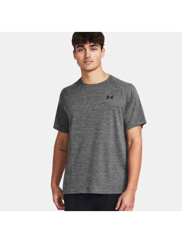 Camiseta de manga corta con textura UA Tech™ para hombre