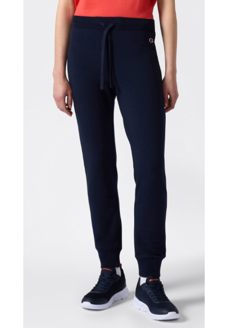 Joggers Elásticos Con Bajos De Canalé Con Interior Afelpado Icons Para Mujer Azul marino