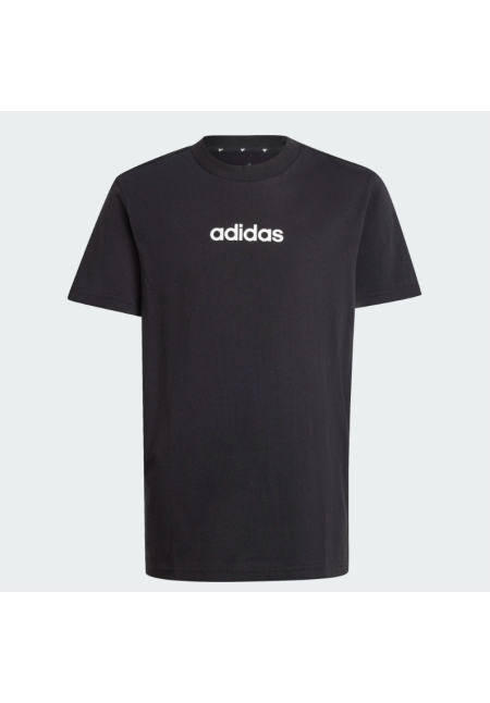 Camiseta Adidas J LIN TEE 160 BLACK/WHITE