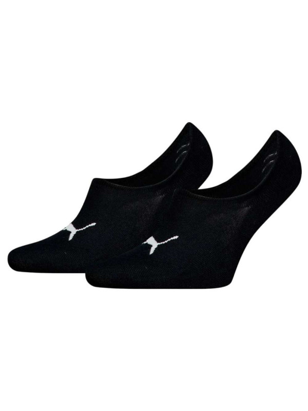 Puma Puma - Calcetines unisex de corte alto 2P, color negro