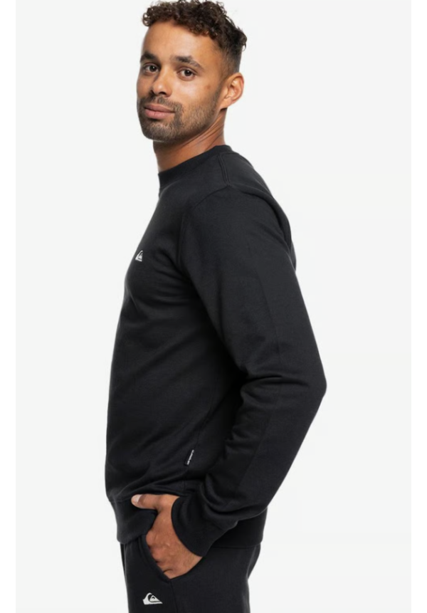 Sudadera Quiksilver Basic Crew Young Men negro