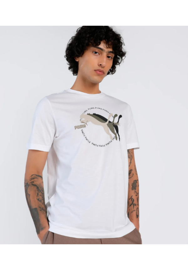 Camiseta Puma GRAPHICS Multiple Cat Logo 