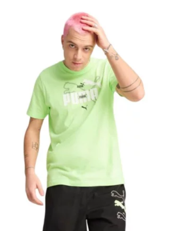 Camiseta Puma Essentials Logo Lab Summer