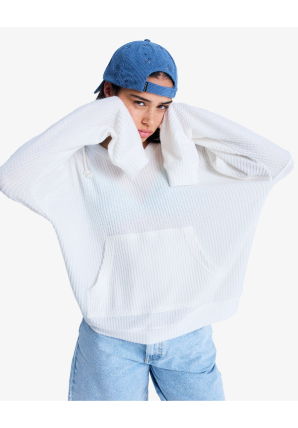 Ocean Drive - Sudadera oversize con capucha para mujer