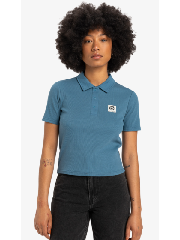 Nightcall Polo - Camiseta polo de manga corta para Mujer