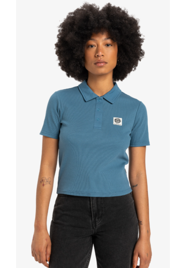 Nightcall Polo - Camiseta polo de manga corta para Mujer