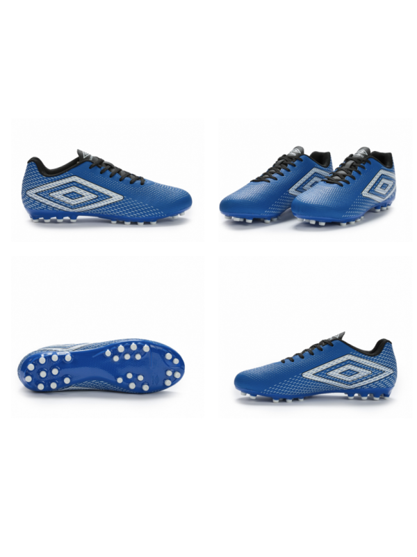 Bota de Fútbol Umbro Aurora II AG - Junior - Classic Blue / White / Black / Silver