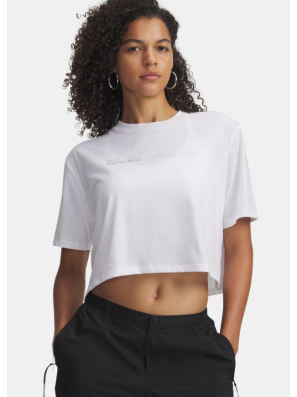 UA Wordmark Camiseta corta de manga corta para mujer