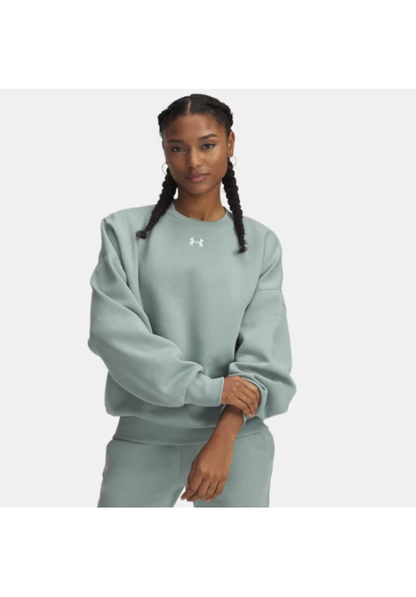 Sudadera UA Rival Fleece Oversized para mujer