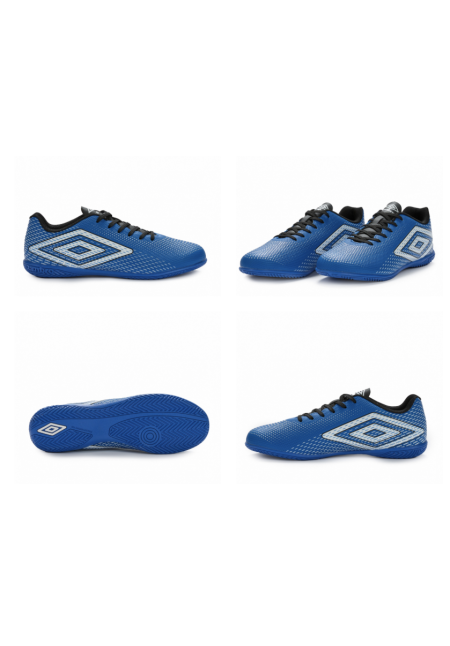 Zapatilla de Futbol Sala Umbro Aurora II IC Classic Blue / White / Black / Silver